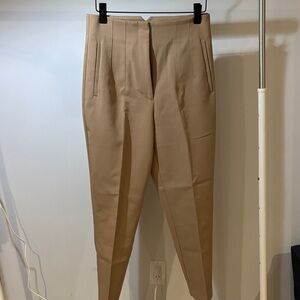 Zara Women's Tan/Camel high waisted super flattering pant
